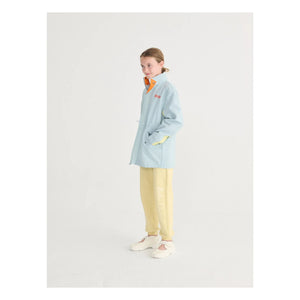 Bobo Choses - Chaqueta Impermeable de Fibra Reciclada | Azul Claro