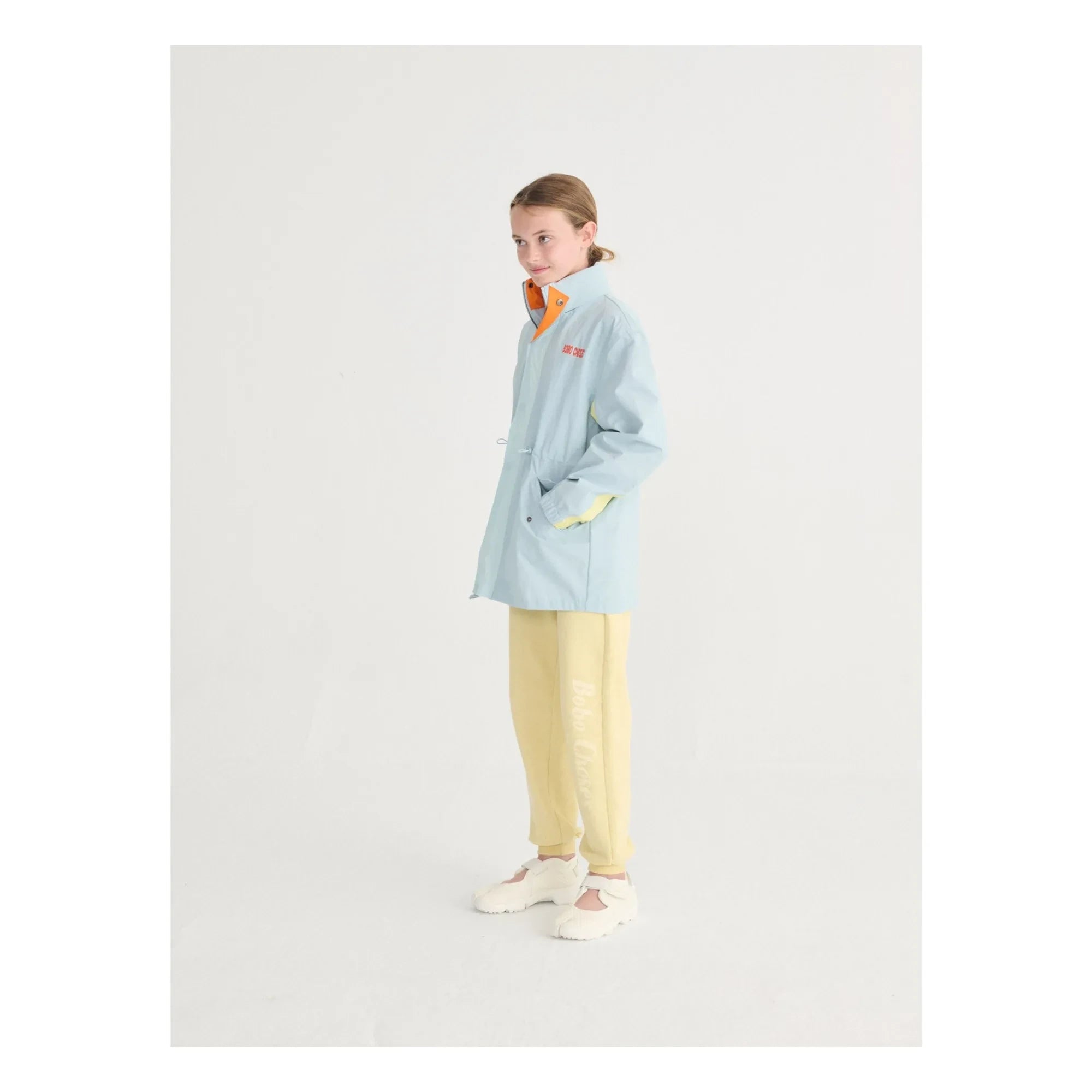 Bobo Choses - Chaqueta Impermeable de Fibra Reciclada | Azul Claro