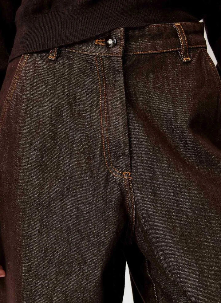 Sessùn - Carles Jeans de Algodón Orgánico | Chocolate