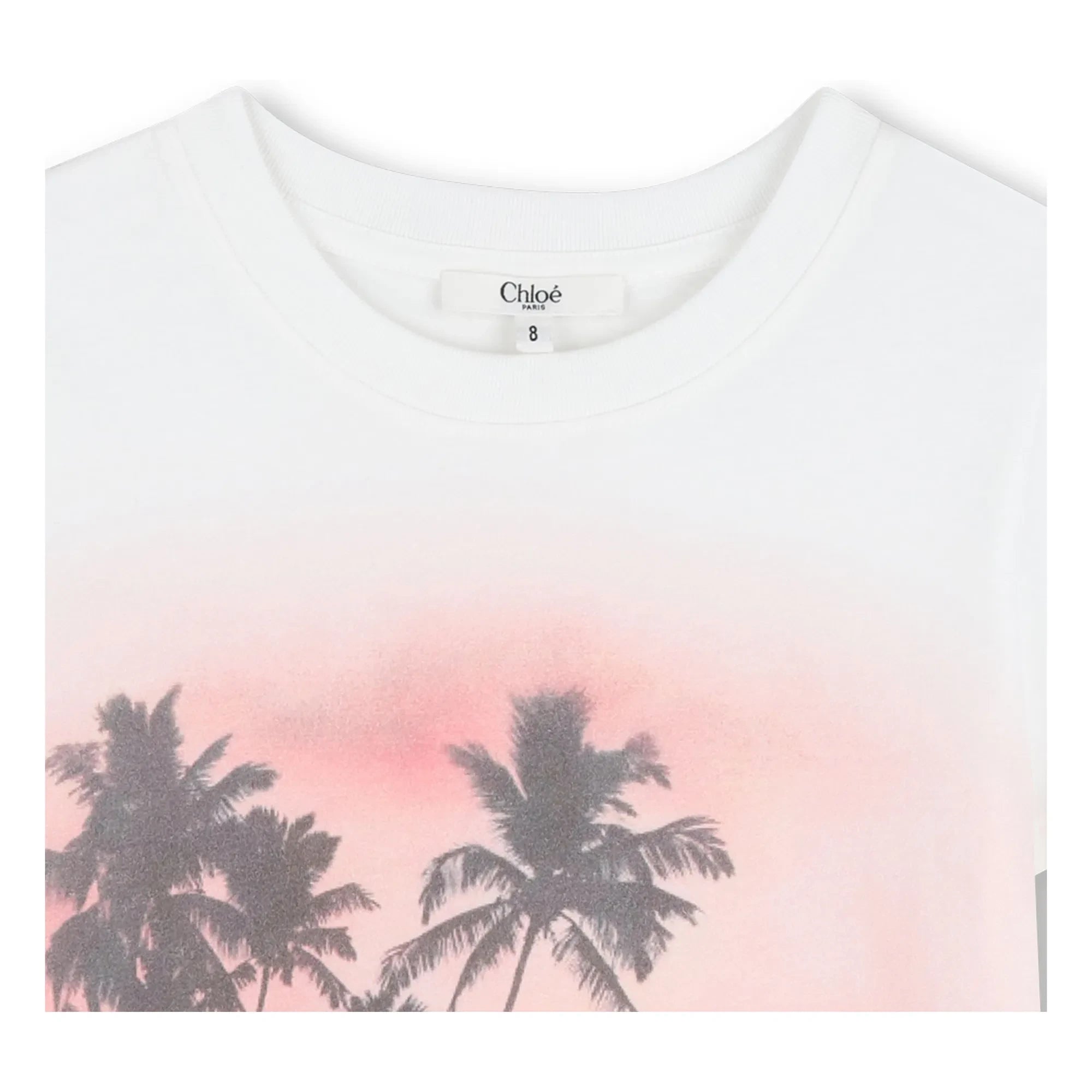 Chloé - Camiseta de algodón orgánico Sunset | Blanco
