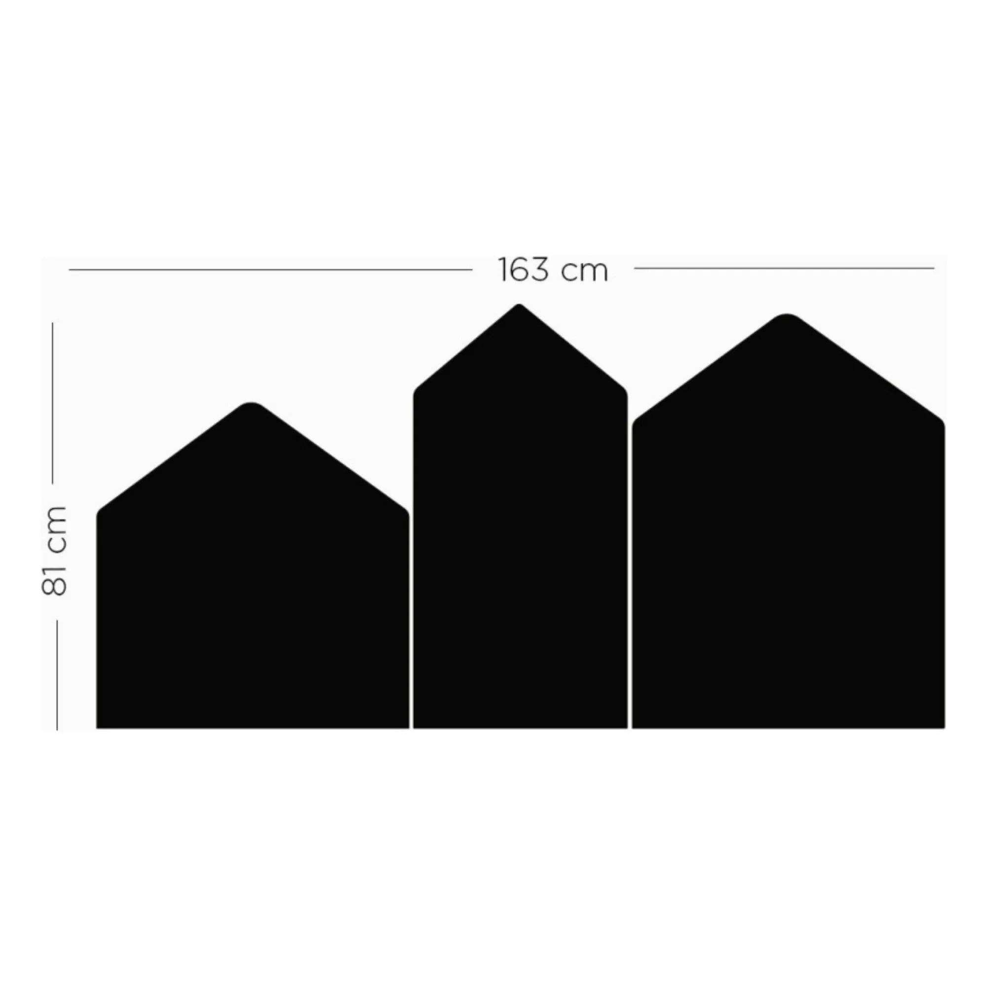 Ferflex - Pizarra magnética de 21 formas geométricas "My City"