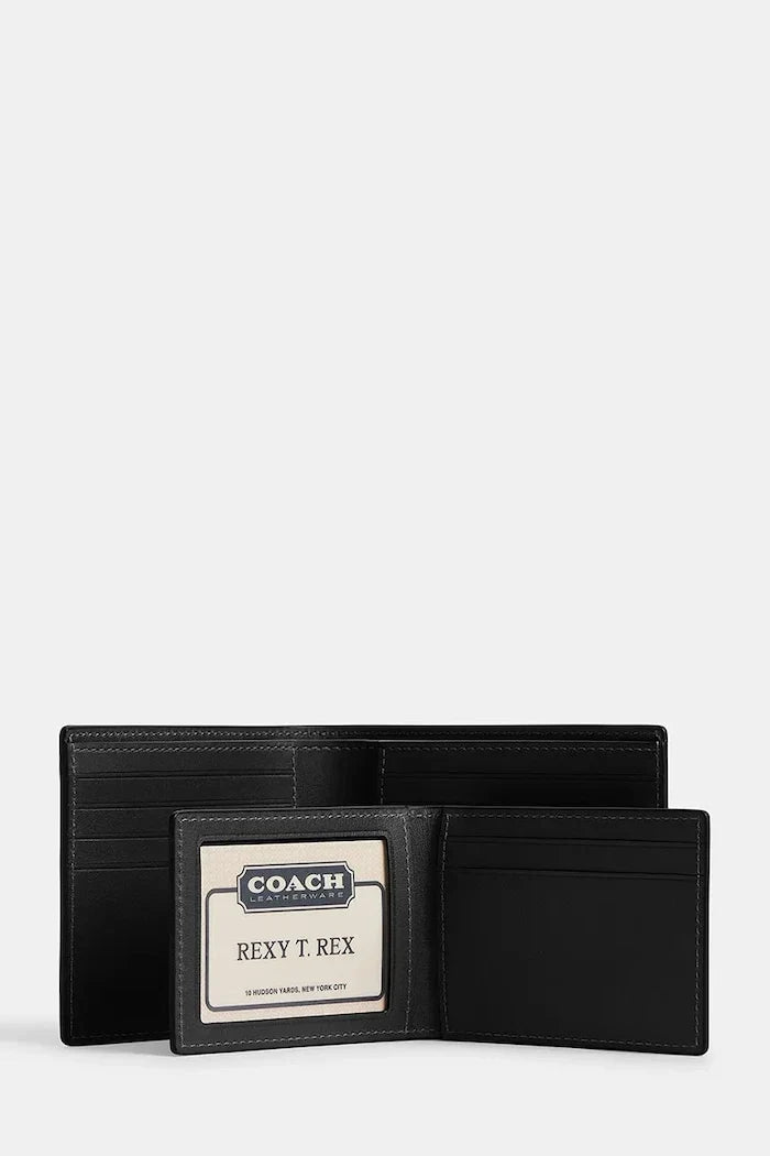 Cartera de cuero para hombre Coach