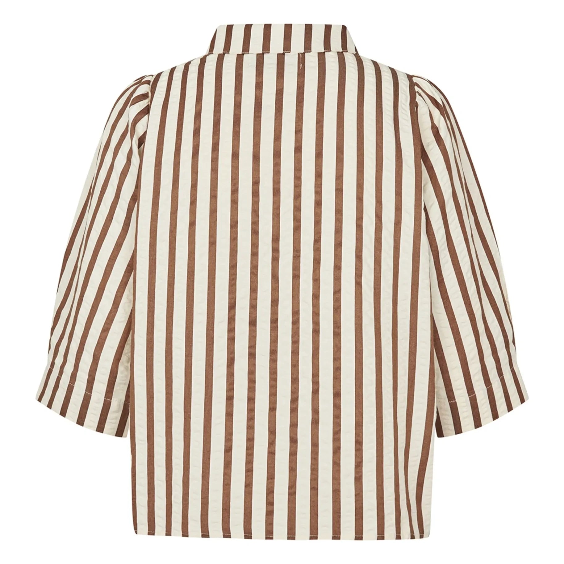 Lollys Laundry - Camisa de algodón Bono | Moca