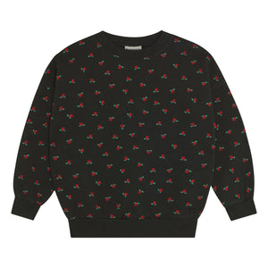 The Campamento - Çiçekli Sweatshirt | Kömür grisi