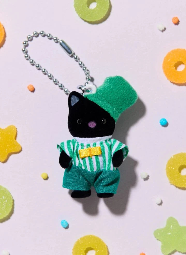 Sylvanian Families - Llaveros de Gato Bicolor - Esmeralda