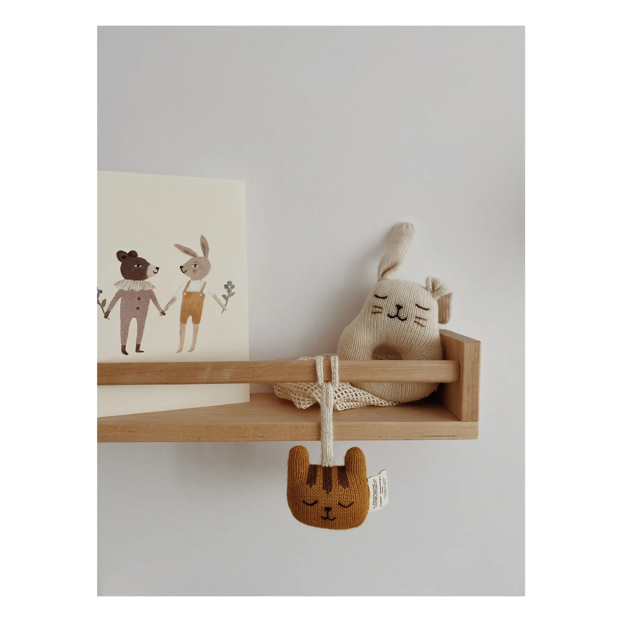 Main Sauvage - Juguete colgante tigre | Ocre