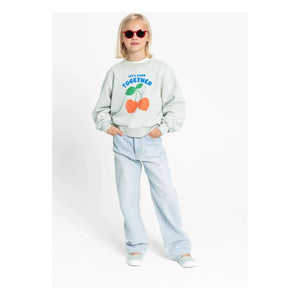 Hundred Pieces - Sudadera de algodón orgánico Alba | Verde jade