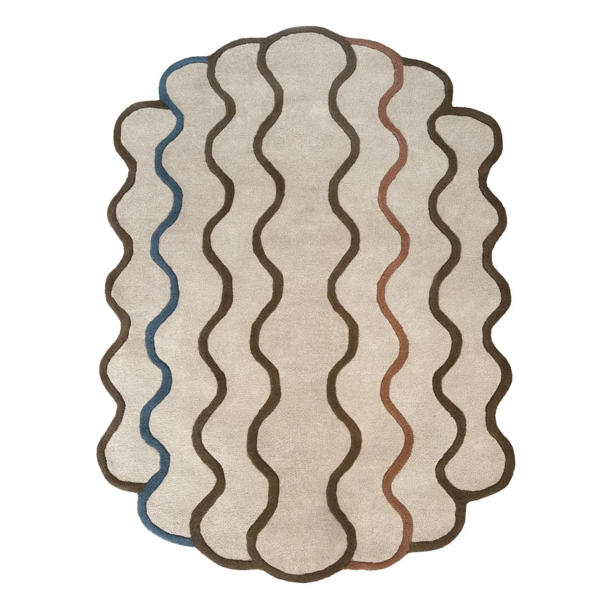 Edito - Alfombra de lana Shell | Beige