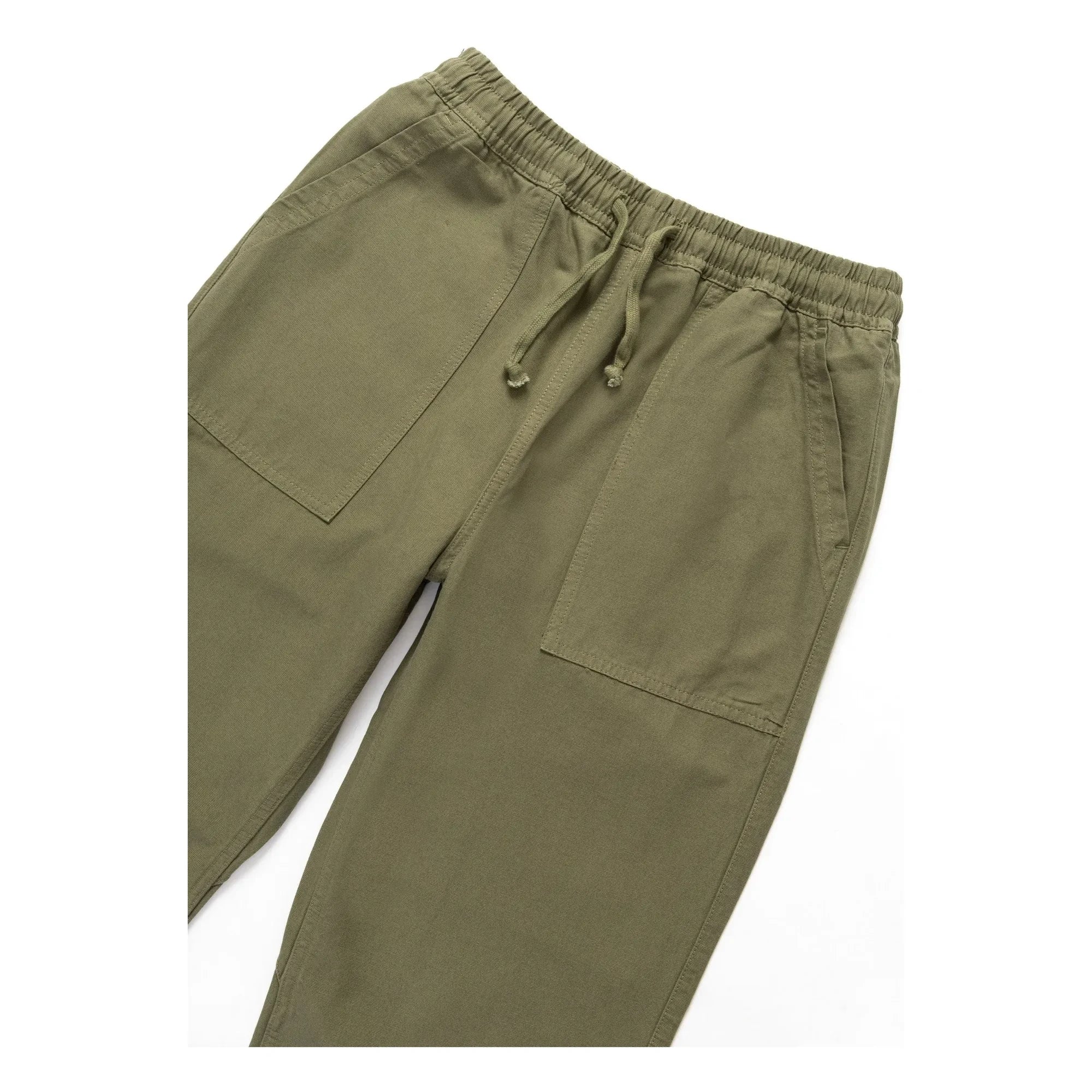 Service Works - Pantalón clásico de chef de algodón orgánico | Verde oliva