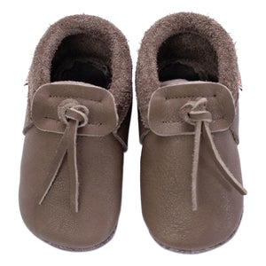 Baobaby - Pantuflas de cuero | Moka