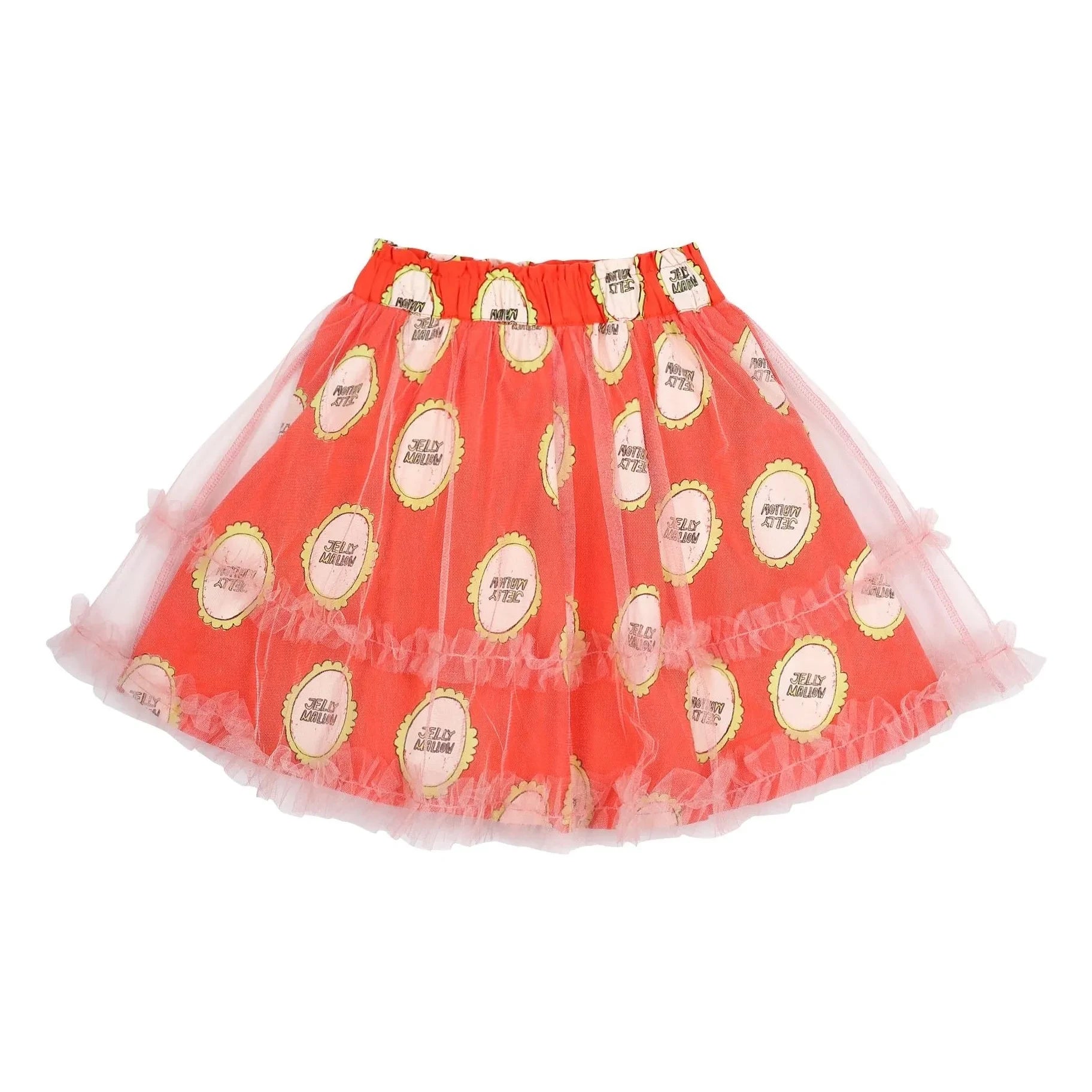 Jelly Mallow - Falda de Tul con Espejo | Naranja