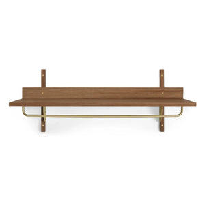 Ferm Living - Estante Sector poco profundo | Roble ahumado