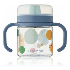 Liewood - Vaso de aprendizaje Kylo de tritán | Universe/Azul marino clásico
