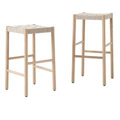 & Tradition - Taburete Betty Bar con base de madera - Thau & Kallio