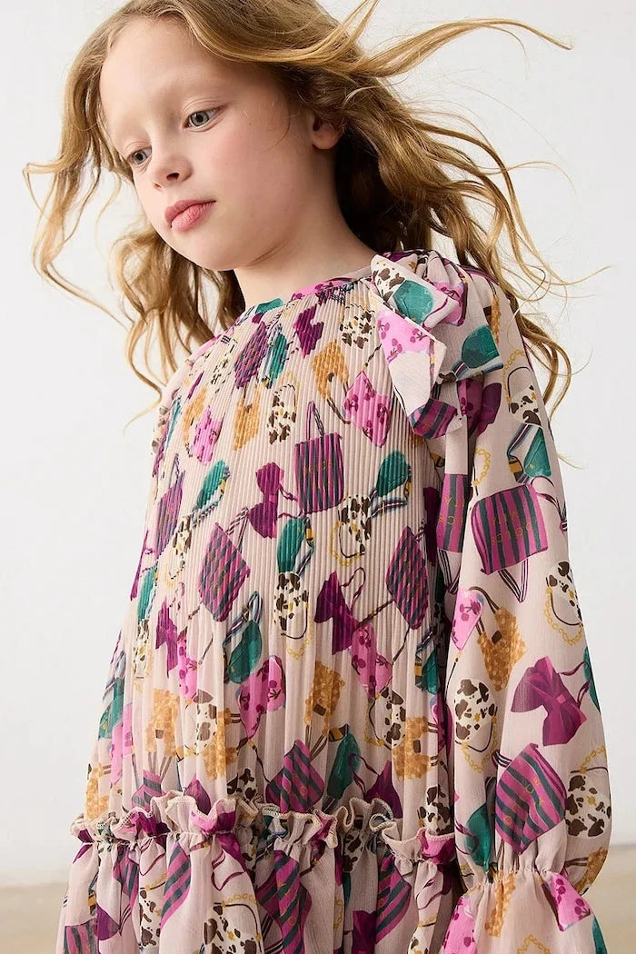 Vestido plisado Mayoral