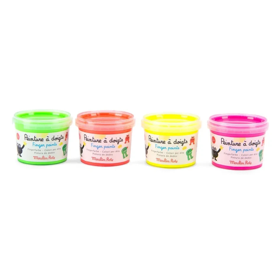 Moulin Roty - Neon Parmak Boyası - Les Schmouks