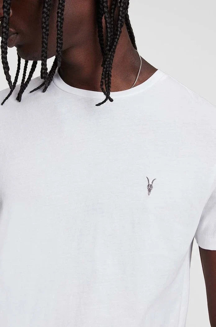 AllSaints - Camiseta Tonic de manga corta con cuello redondo