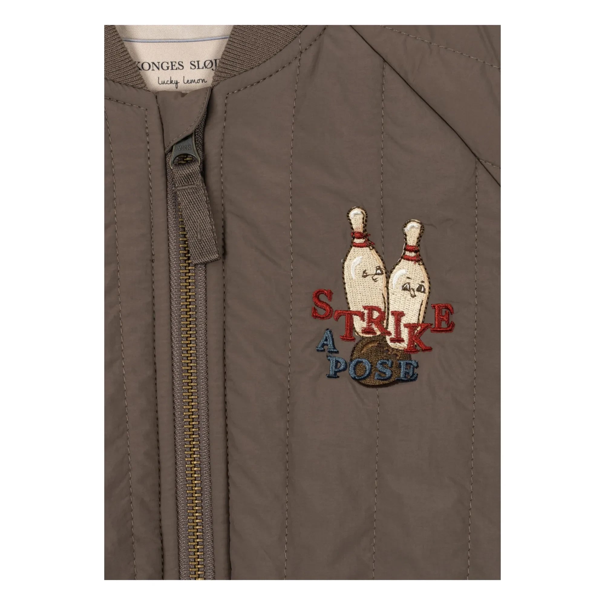 Konges Sløjd - Chaqueta Bomber Juno Strike | Marrón