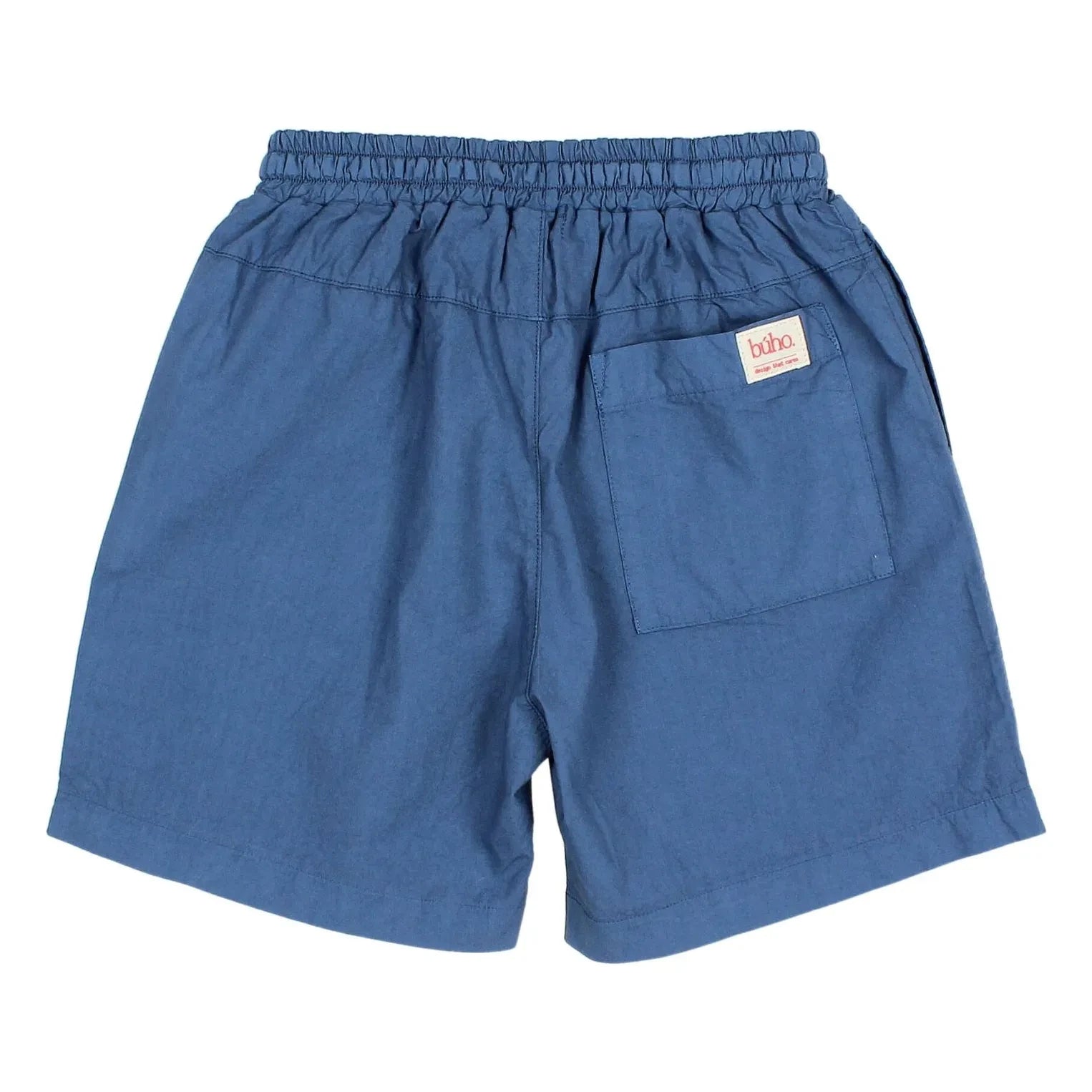 Búho - Bermuda de popelina de algodón orgánico | Azul marino
