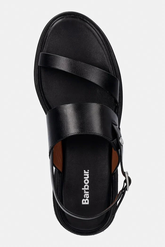 Sandalias de plataforma de piel Barbour Dakota para mujer