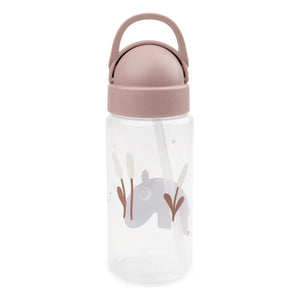 Done by deer - Botella de agua Ozoo - 350 ml | Rosa empolvado