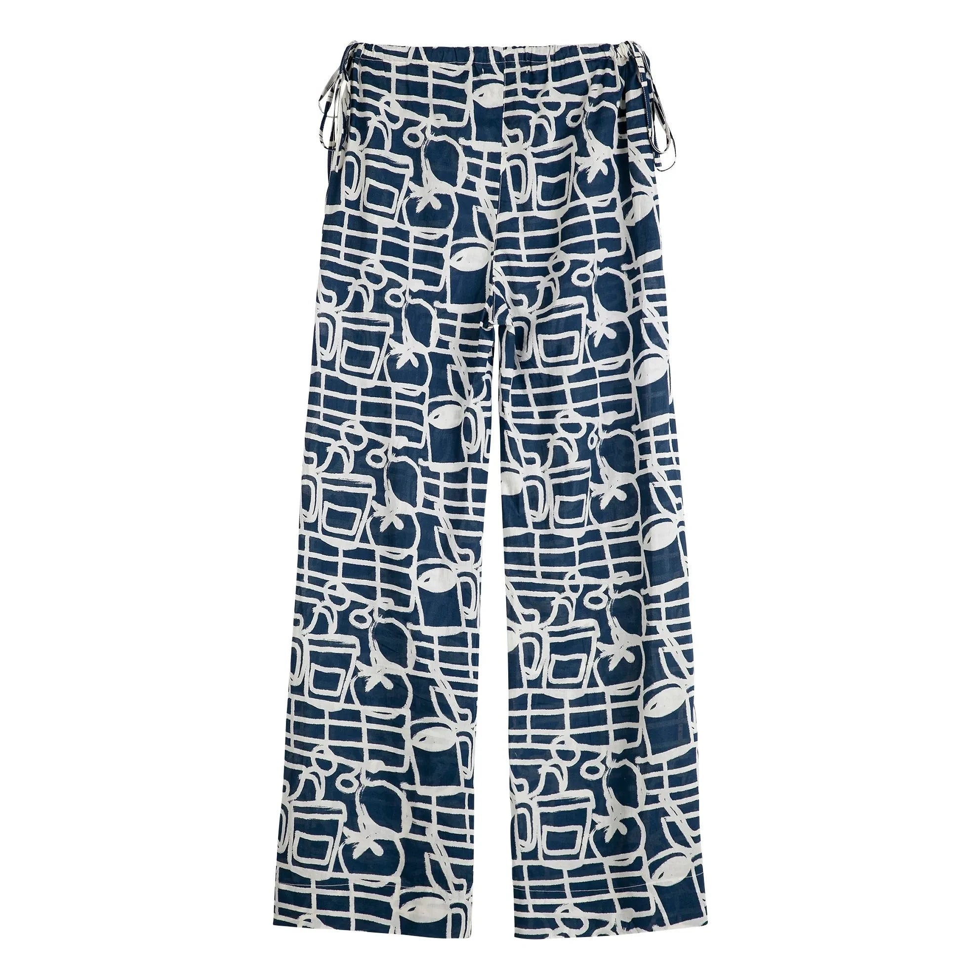 Bobo Choses - Pantalones de algodón orgánico Cookery Festival | Azul marino