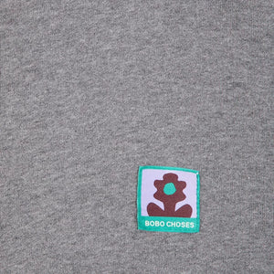 Bobo Choses - Sudadera relajada de algodón orgánico | Gris jaspeado