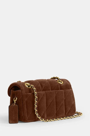 Bolso de hombro Coach Tabby 20 de terciopelo