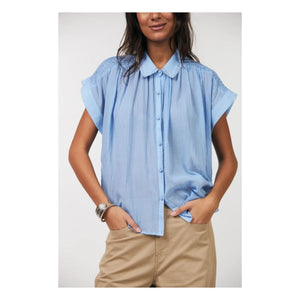 Lollys Laundry - Blusa Badal de Algodón | Azul
