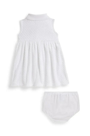 Vestido acampanado de algodón Polo Ralph Lauren