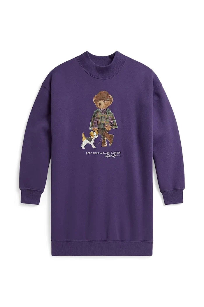 Vestido de jersey de algodón Polo Ralph Lauren