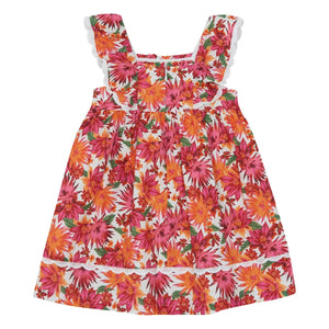 Tartine et Chocolat - Vestido Floral | Naranja
