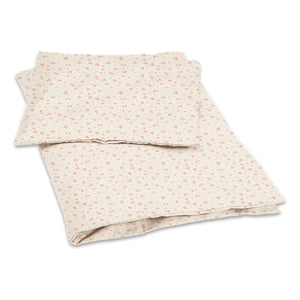 Konges Sløjd - Juego de funda nórdica y funda de almohada de algodón orgánico Bella Nonoka | Rosa