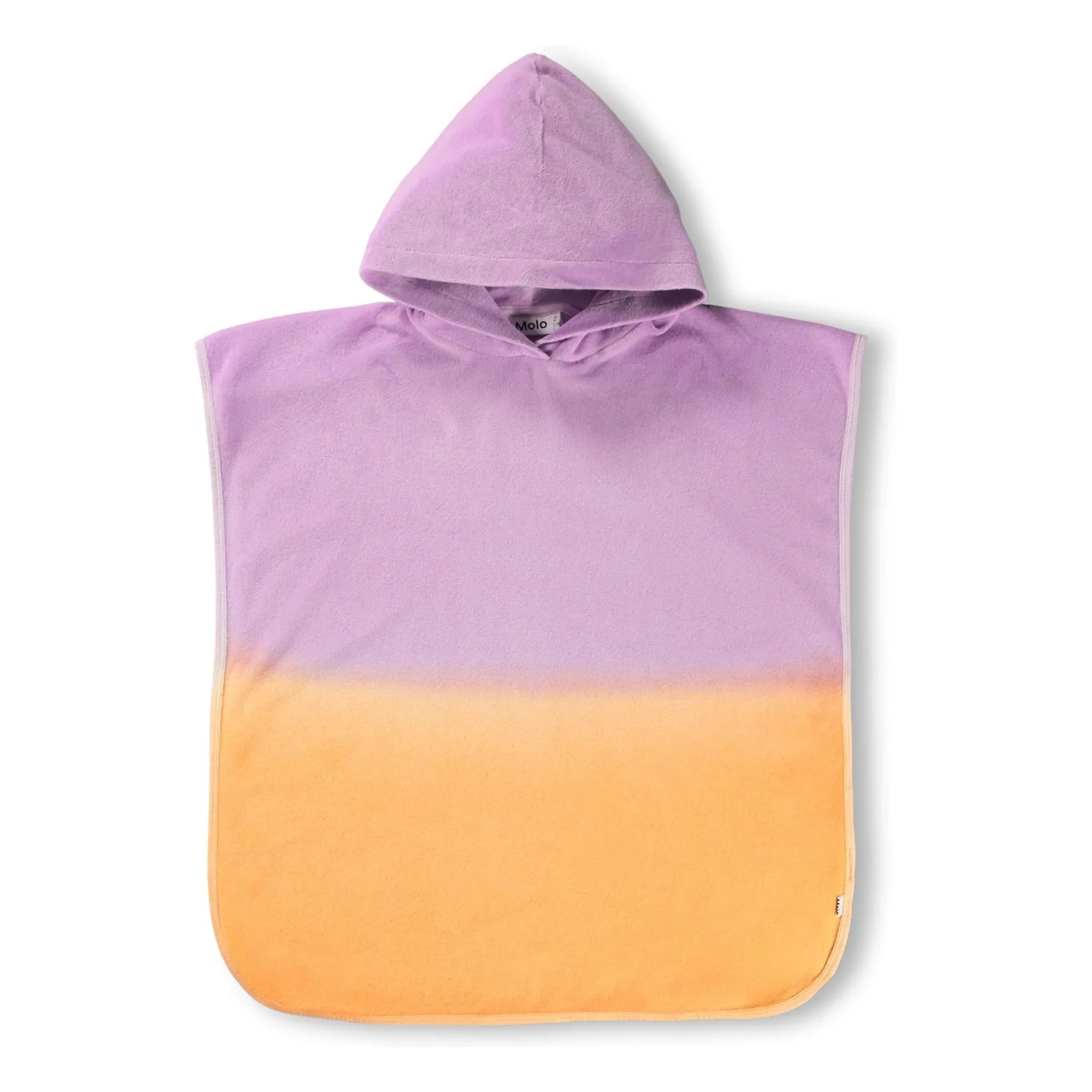 Poncho de playa bicolor Molo | Morado