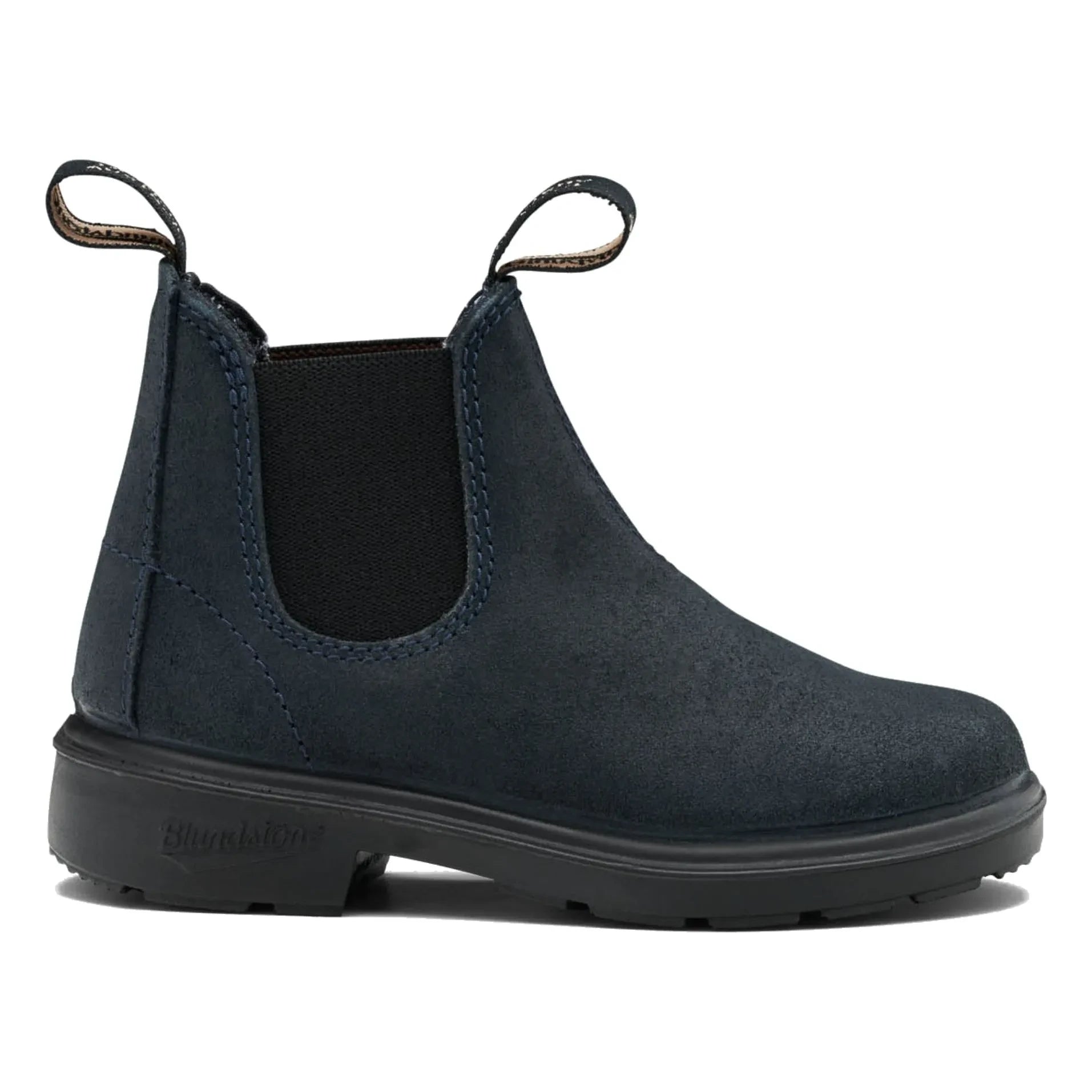 Blundstone - Botines Chelsea de Ante Encerado | Azul Marino