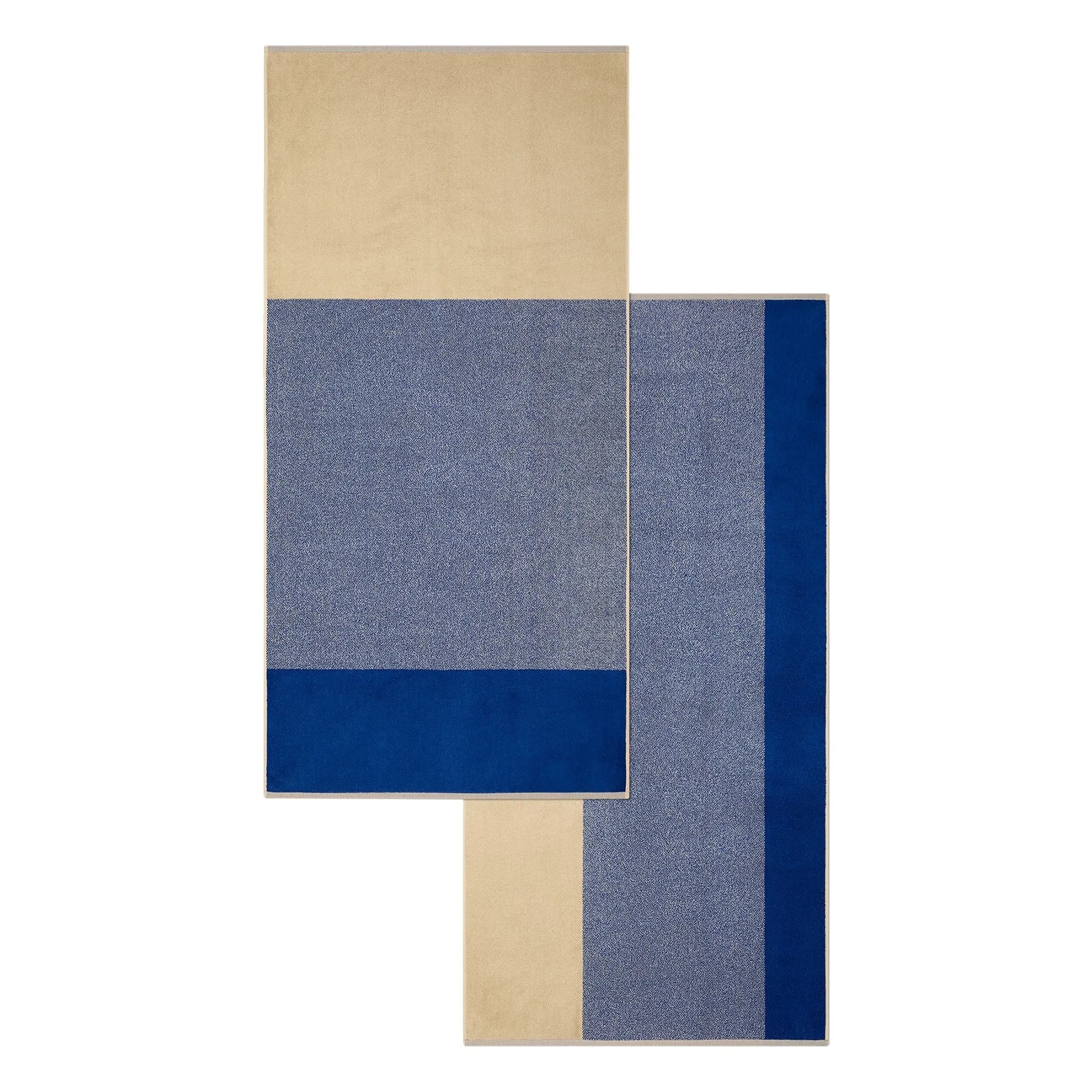 Suite 702 - Toalla de baño, Lex Pott - Set de 2 | Azul