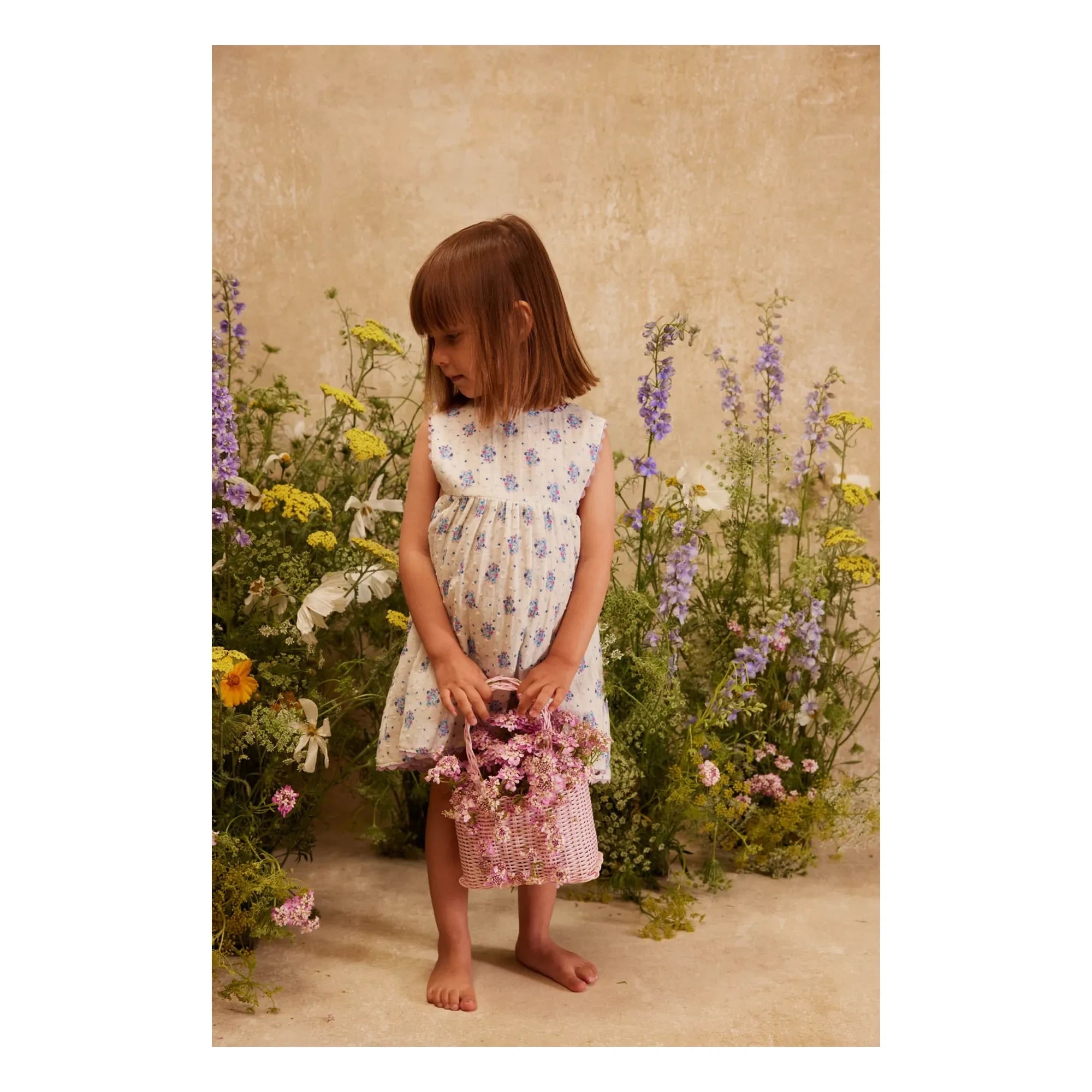 Louise Misha - Vestido de tirantes Aloisa Fleurie | Crema