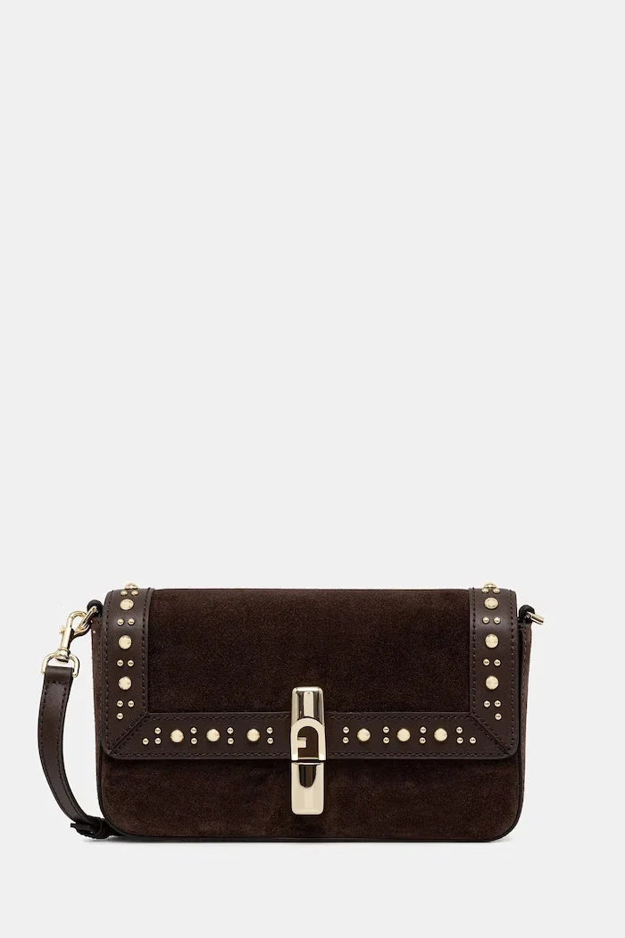 Bolso bandolera Furla de ante para mujer