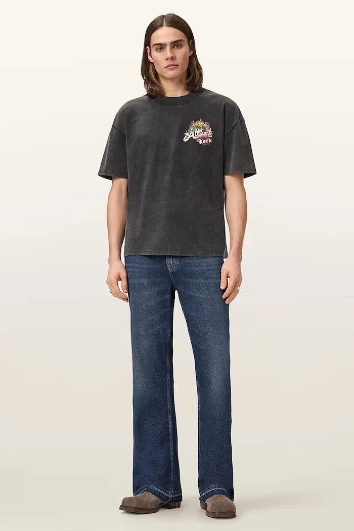 AllSaints Camiseta Oversize de Algodón para Hombre ROQUE