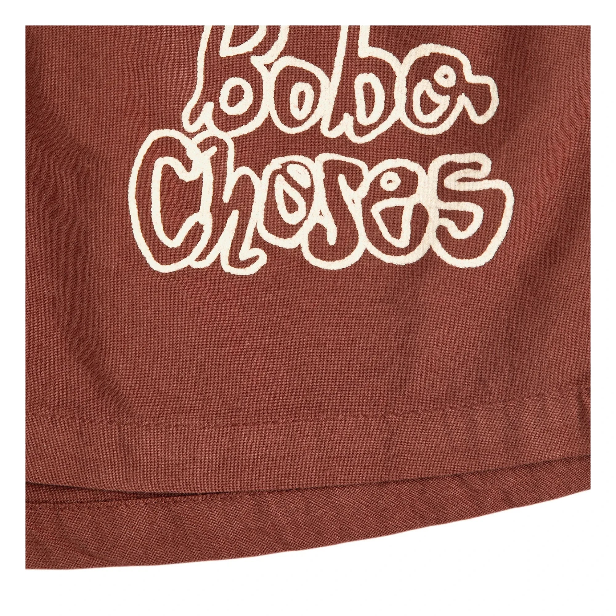 Bobo Choses - Bobo Choses Pantalón Corto Elástico de Algodón Orgánico | Marrón