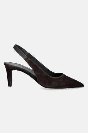 Zapato de Tacón Fino de Ante Tipo Slingback Furla Essential