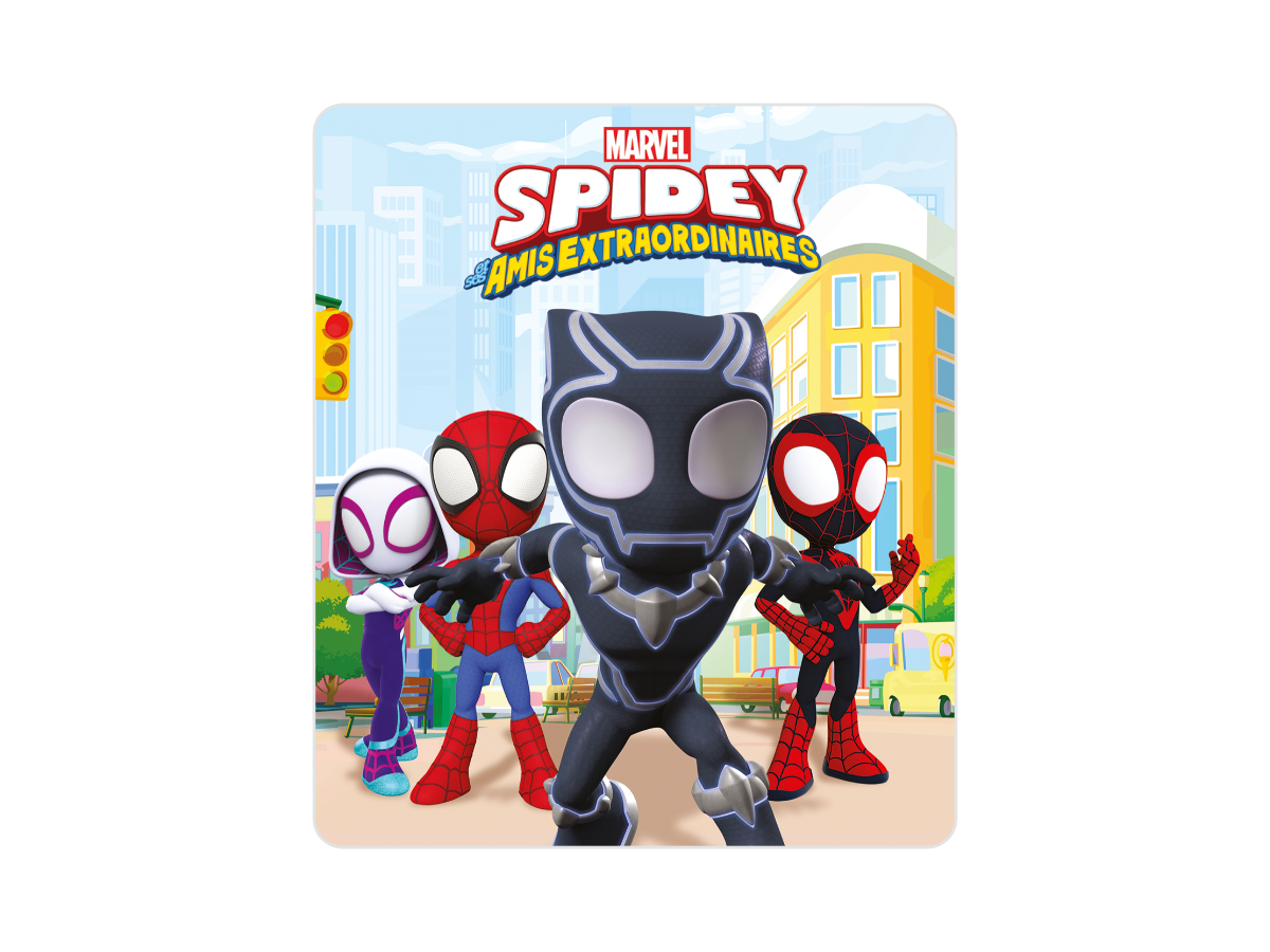 Tonies - Pantera Negra en Francés - Marvel Spidey y sus increíbles amigos