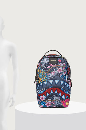 Sprayground - Japon Dövmesi Desenli Siyah Sırt Çantası 910B8862NSZ