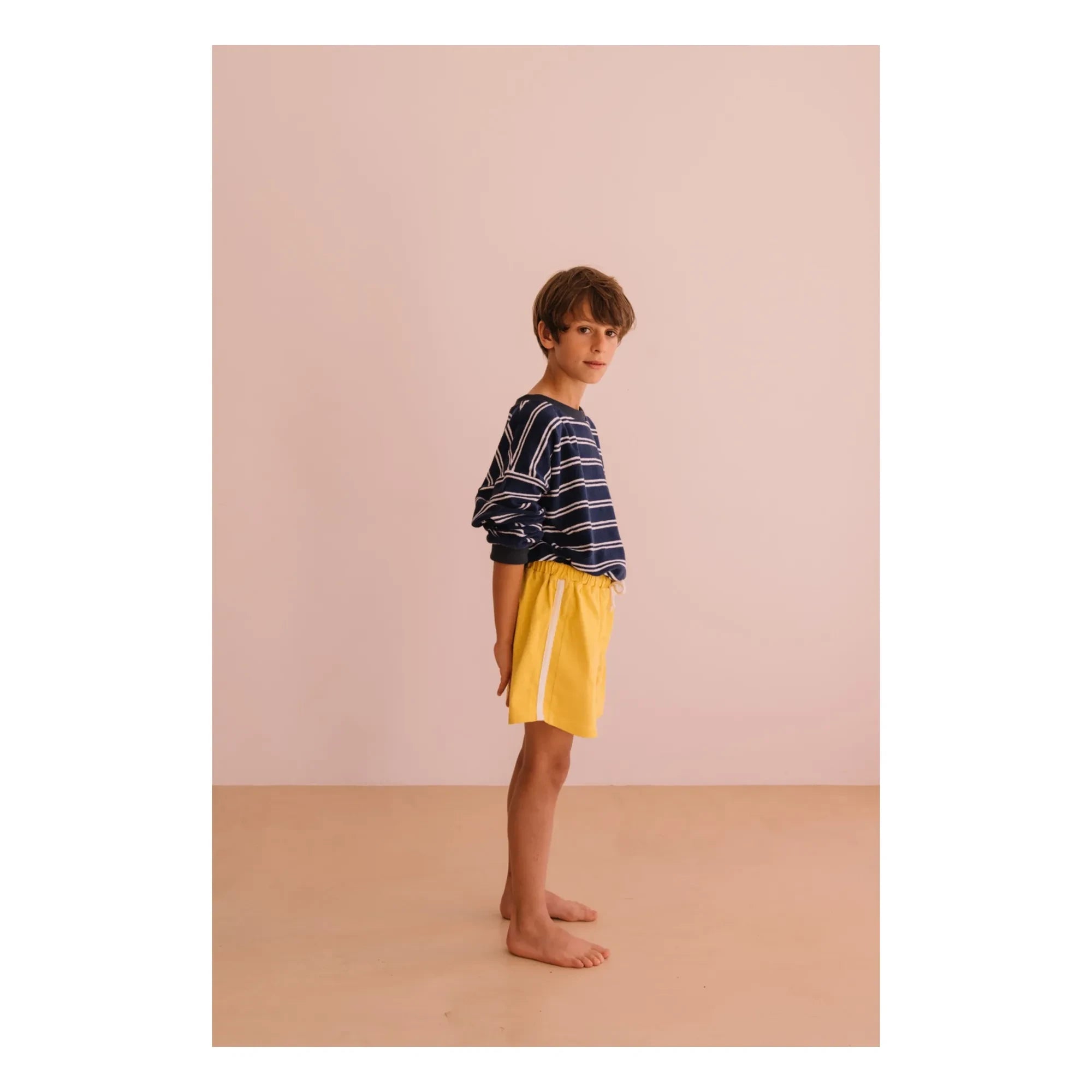 We Are Kids - Pantalones cortos de algodón orgánico Marlow | Amarillo