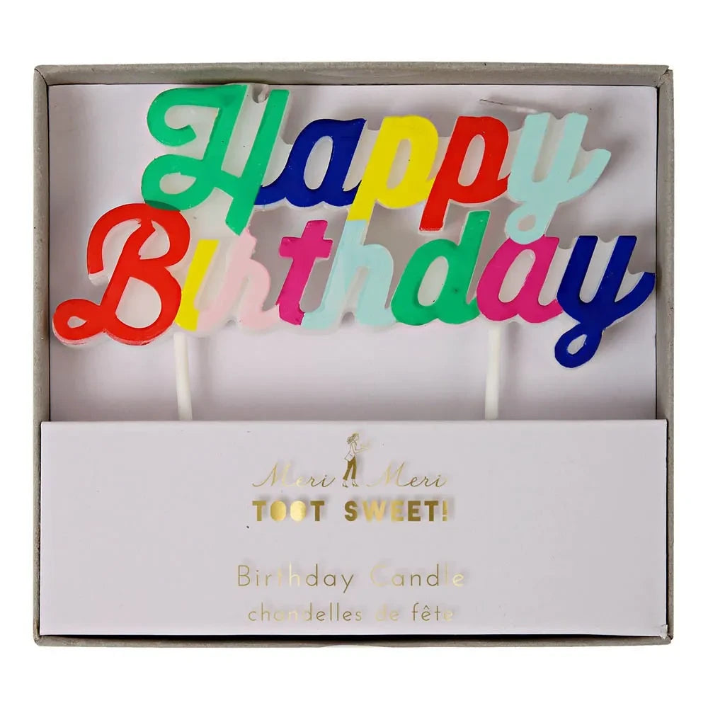 Meri Meri - Vela de feliz cumpleaños