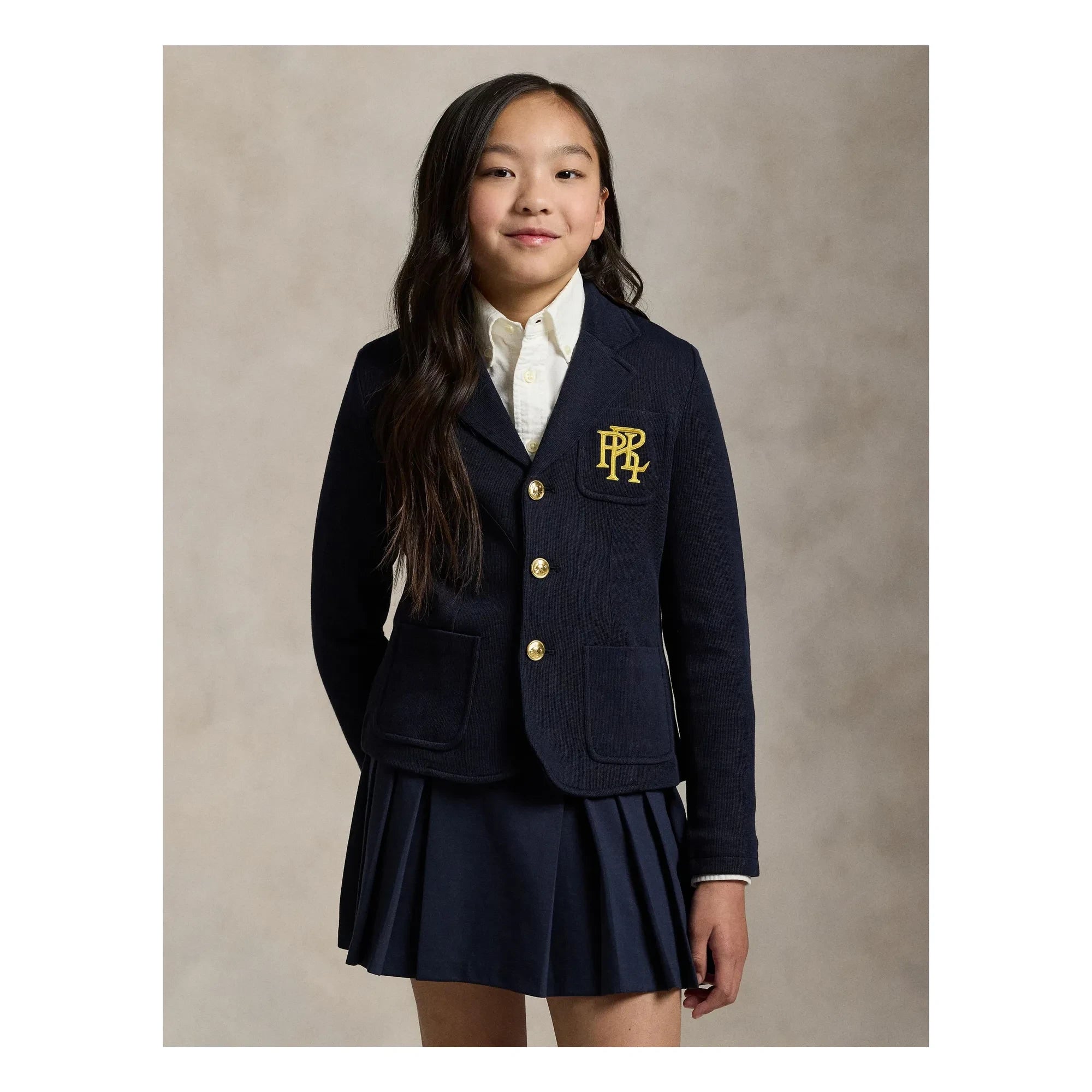 Ralph Lauren - Chaqueta tipo blazer con logo | Azul marino