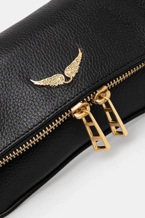 Bolso de piel ZADIG&VOLTAIRE ROCK NANO GRAINED LEATHER