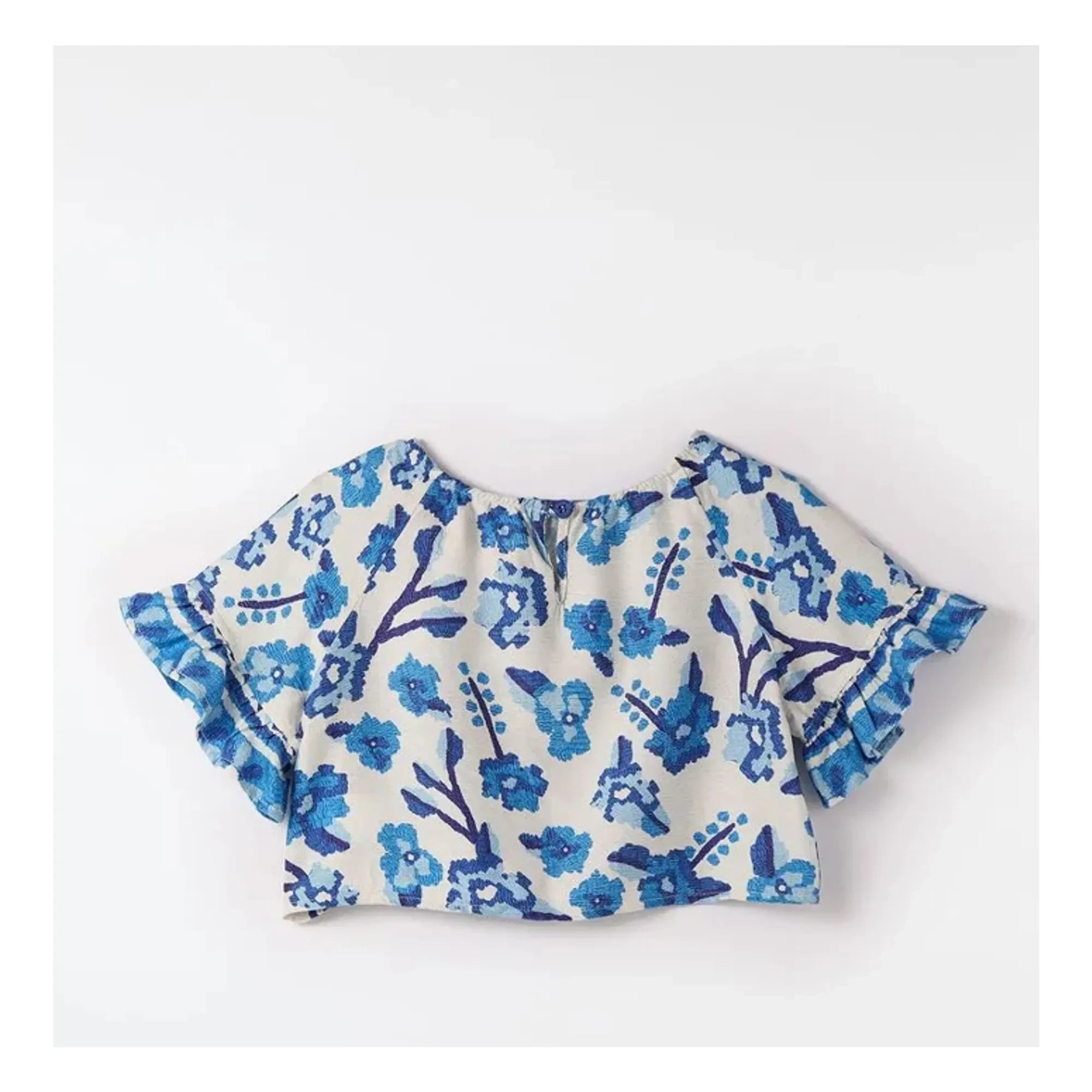 Fabula - Blusa Jardin de Fleurs | Azul