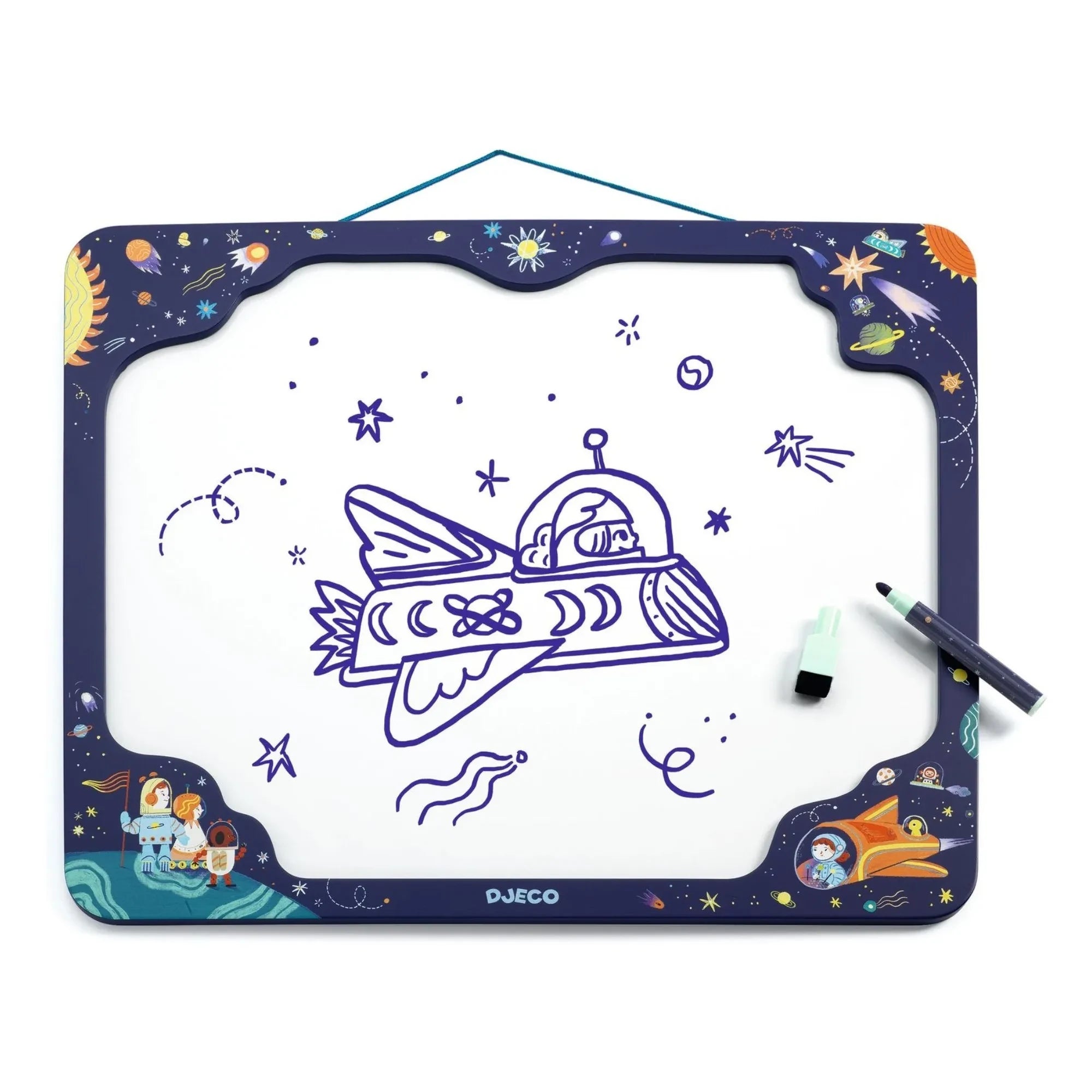 Djeco - Pizarra magnética Espacio