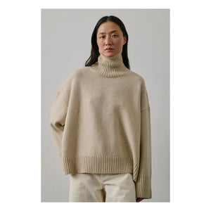 Soeur - Jersey de lana merino William | Blanco jaspeado